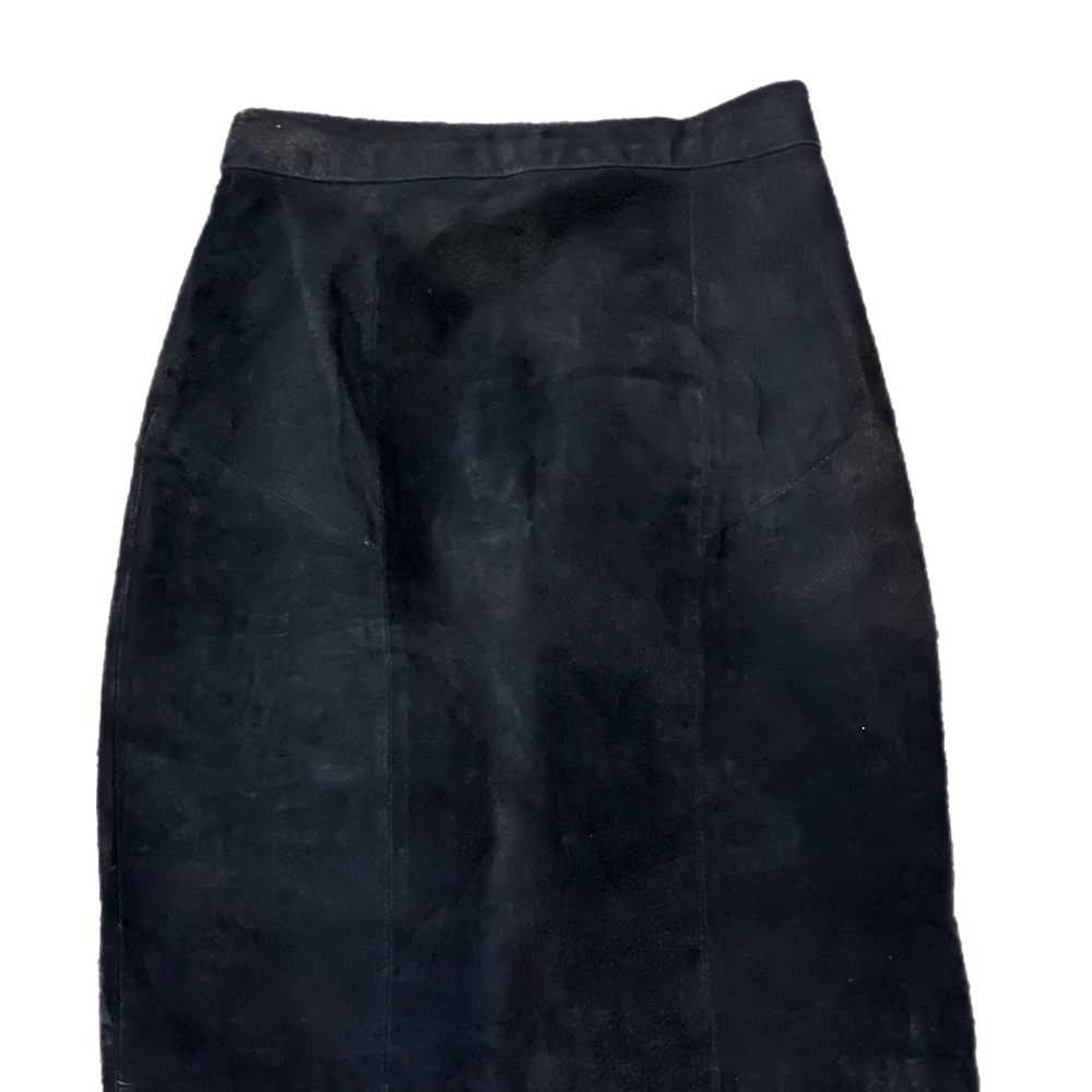 Genuine Leather Skirt Black - Global Indentity G-III Leather black pencil skirt